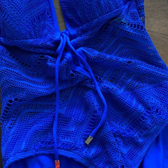 Blue Rod Beattie one piece Swimsuit Size 8. NWT bought at Nordstrom. Royal Blue - Picture 5 of 5